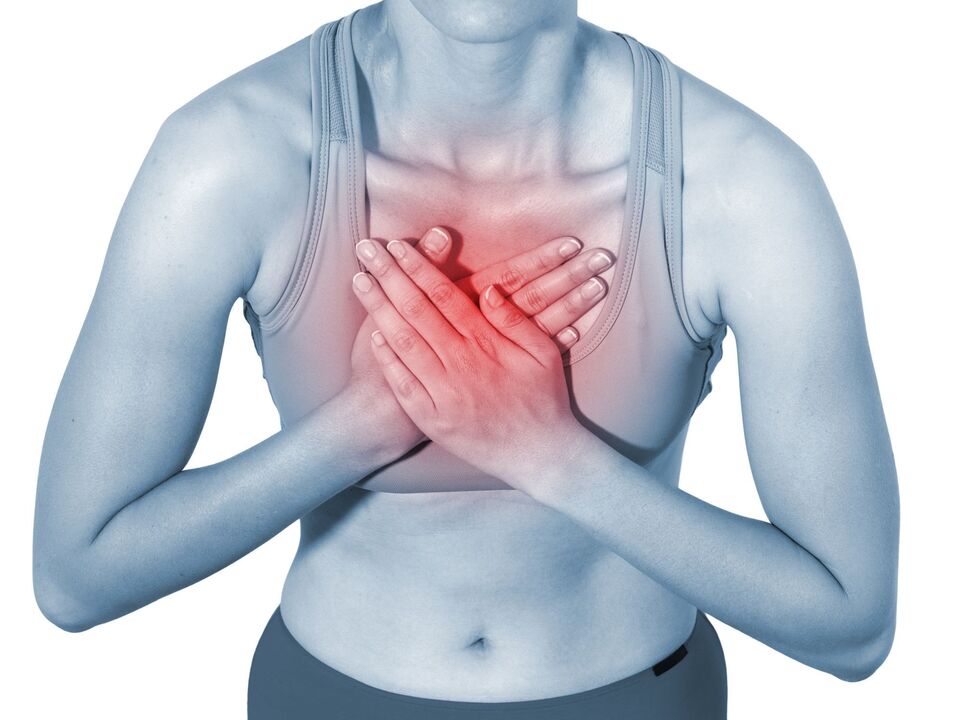 sintomas sa thoracic osteochondrosis